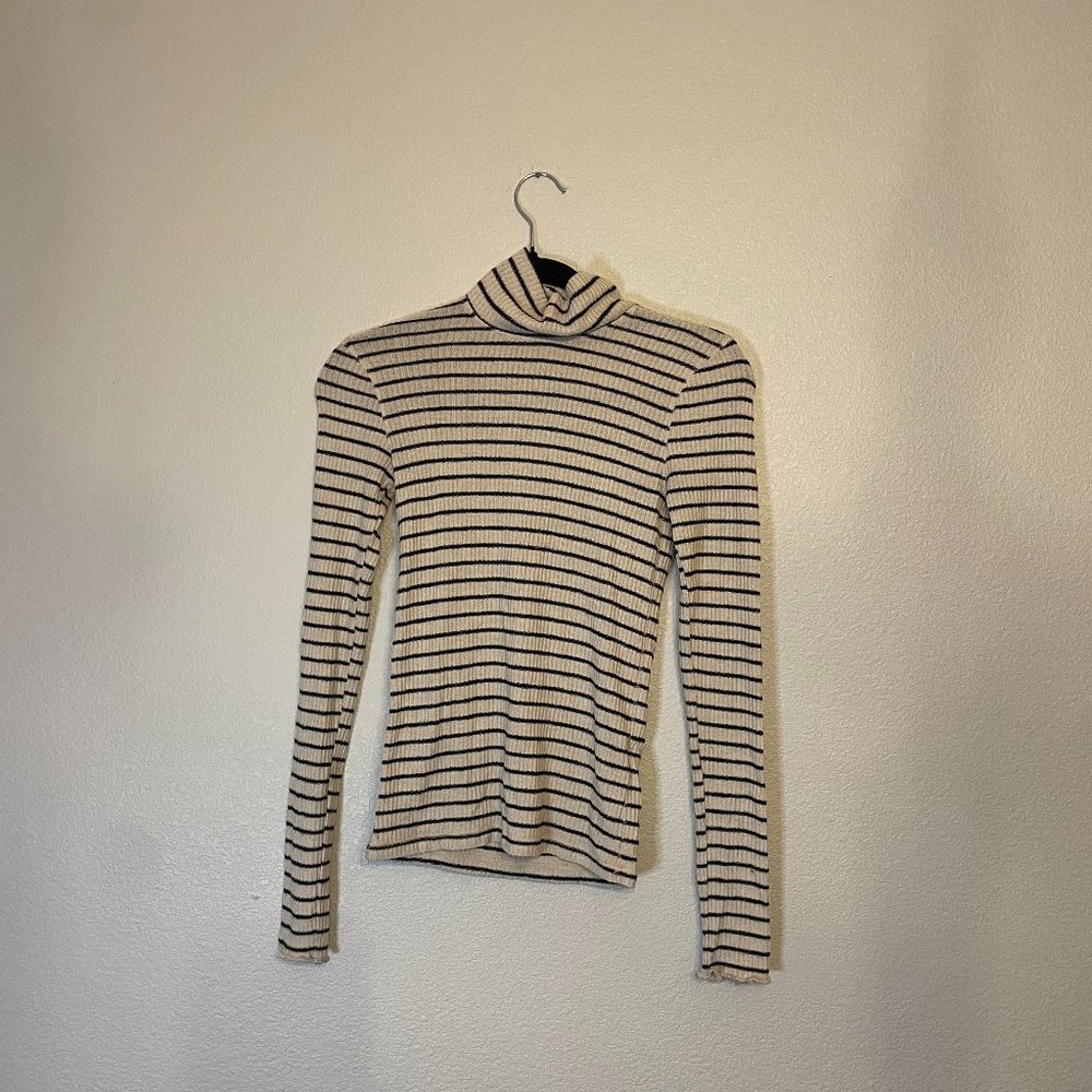 Striped Turtleneck